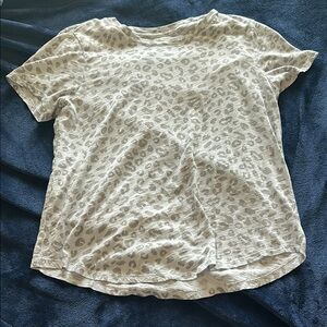 Leopard Print Gray Women's Top